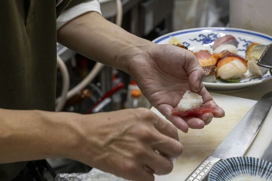 ほのかな塩味とコクが特徴のシャリ