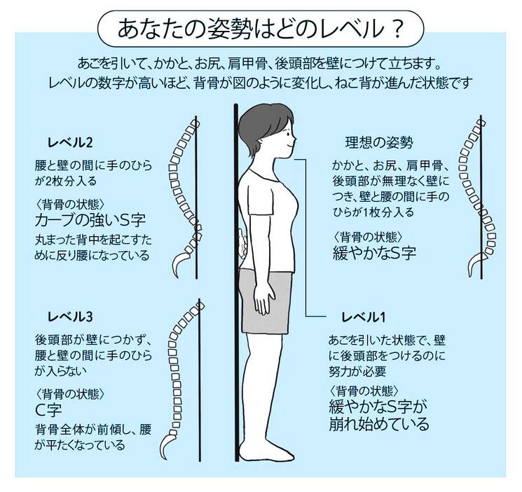 あなたの姿勢はどのレベル？