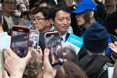 出直し選挙で返り咲いた斎藤元彦・兵庫県知事（写真：アフロ）