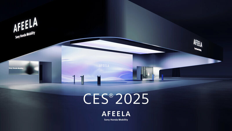 ソニー・ホンダモビリティのCES 2025ブースイメージ