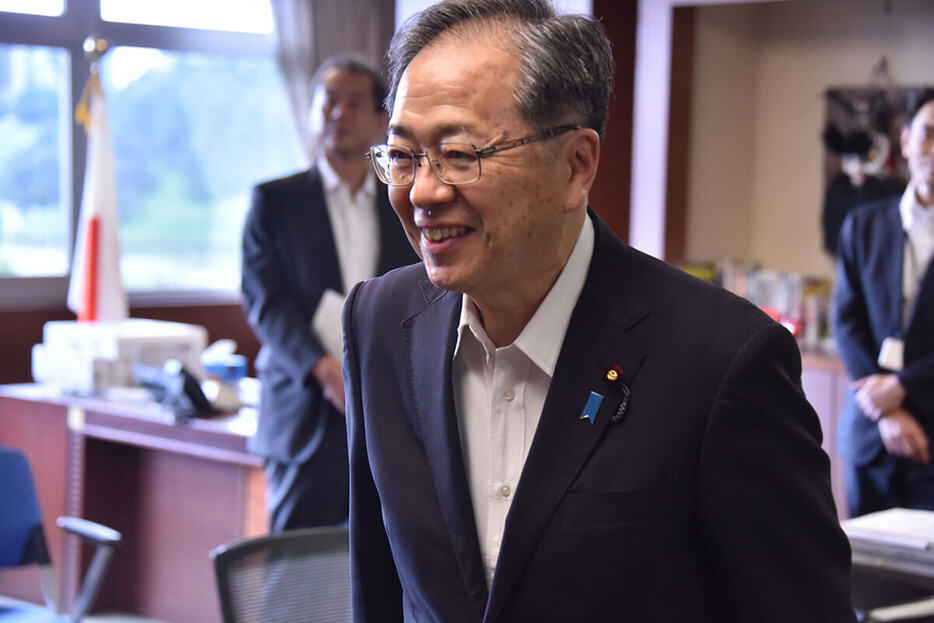 国土交通大臣時代の斉藤鉄夫氏は、あまり鉄道マニア的な話はしなかった （写真撮影：小川裕夫）