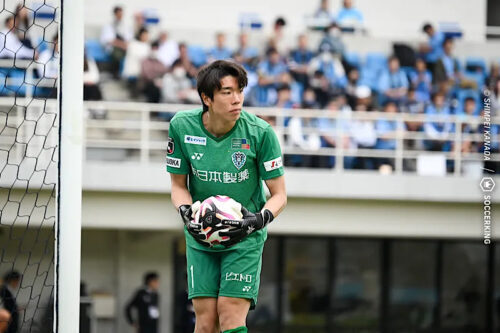 アビスパ福岡は28日、GK永石拓海の負傷を報告 [写真]＝金田慎平