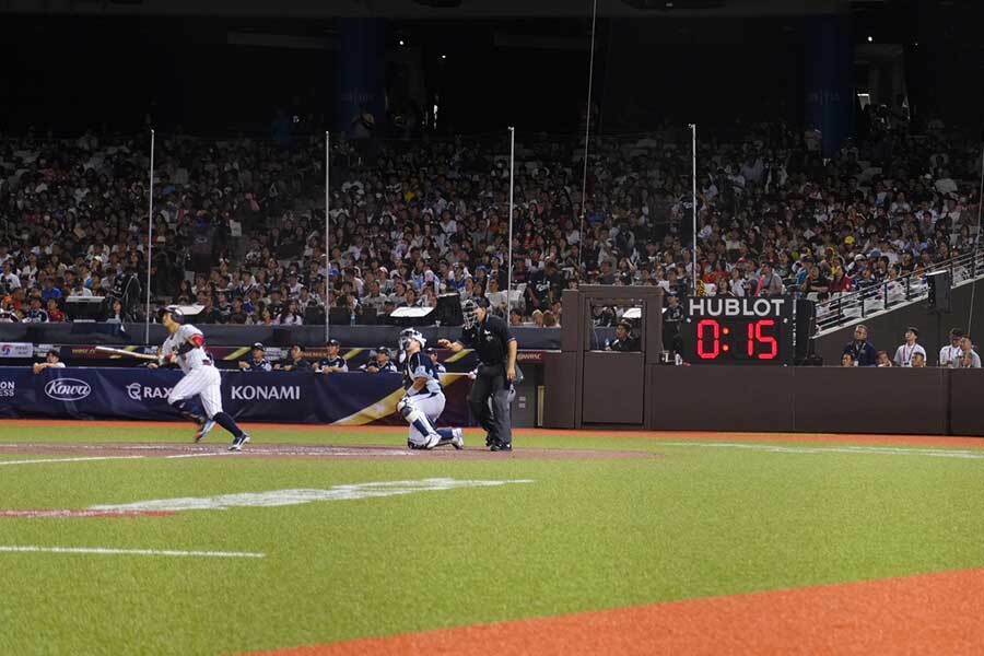 日韓戦が行われた台湾・台北ドーム【写真：小林靖】