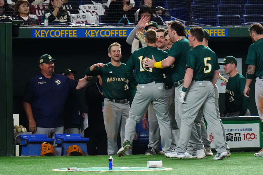 オーストラリア代表（写真は2023年WBC）【写真：荒川祐史】