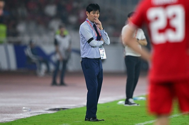 森保監督が率いる日本代表は、敵地でインドネシアを４－０で下した。写真：金子拓弥（サッカーダイジェスト写真部／現地特派）