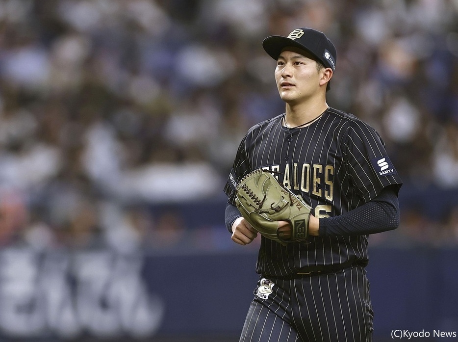 オリックス・髙島泰都 (C)Kyodo News