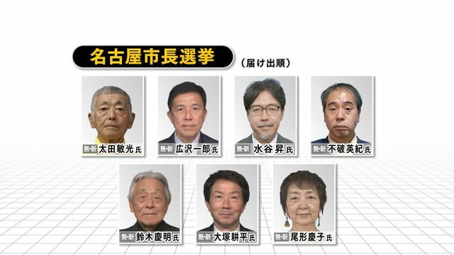 11月24日に投開票される名古屋市長選挙