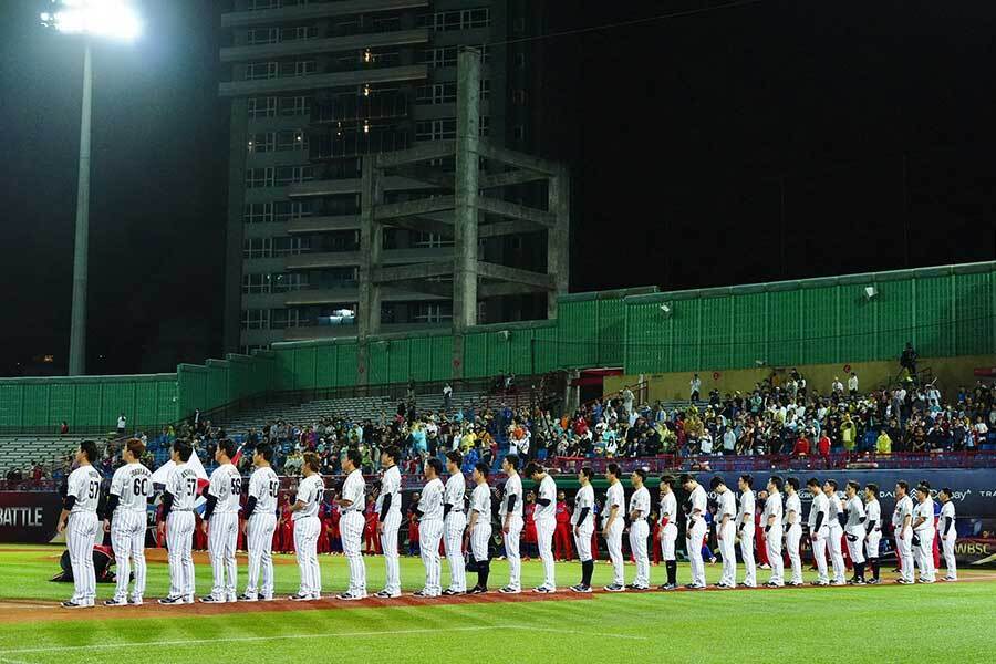 台湾球場で流れた日本のアニメやゲームの曲が話題【写真：小林靖】