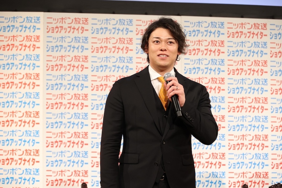 ショウアップナイターカンファレンス2025に出演した巨人・高梨雄平（撮影＝ニッポン放送ショウアップナイター）