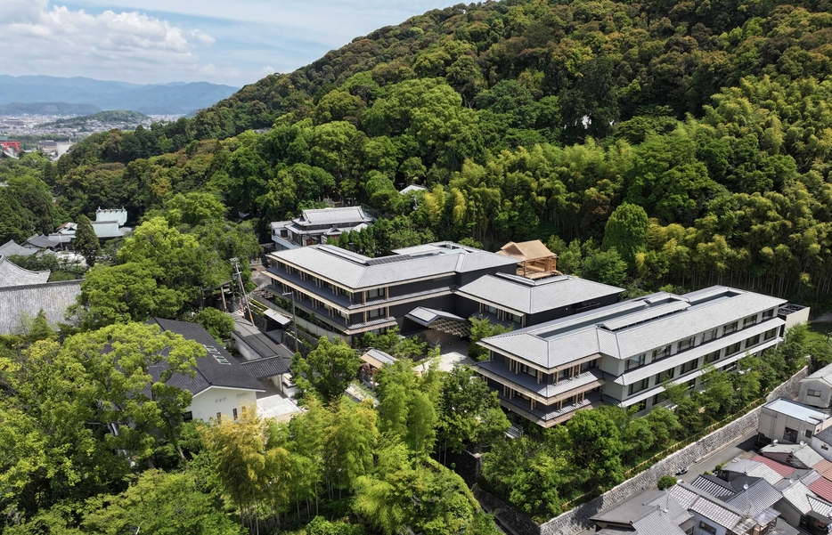 「バンヤンツリー・東山 京都」の全体図。