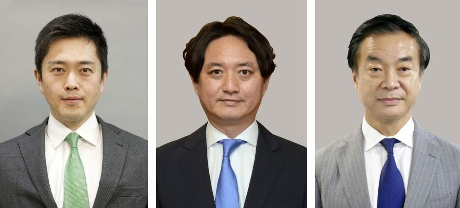 吉村洋文氏、金村龍那氏、松沢成文氏