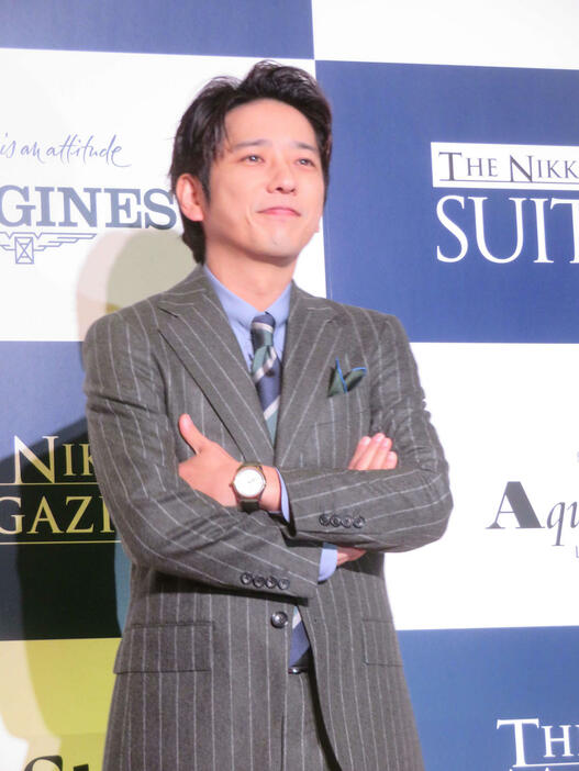 「SUITS OF THE YEAR2024」でアート＆カルチャー部門に選出された二宮和也（撮影・村上幸将）