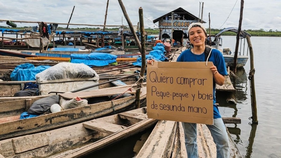 私の愛しいボロ船ペケペケ号がアマゾン川を旅する日がやってきました！