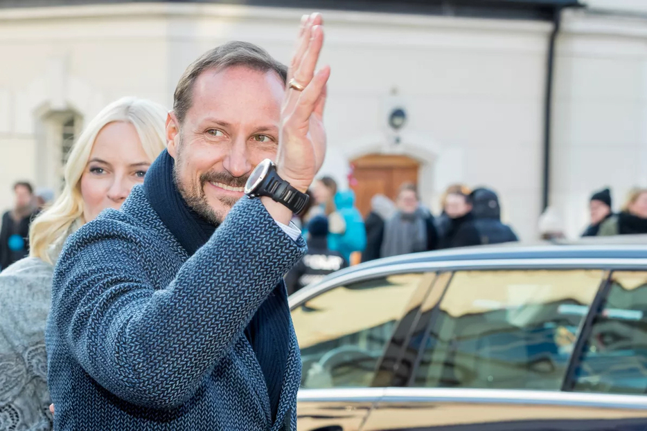 ノルウェーのホーコン王太子とメッテ＝マリット王太子妃。（オスロ、2018年2月2日）photography: Getty Images