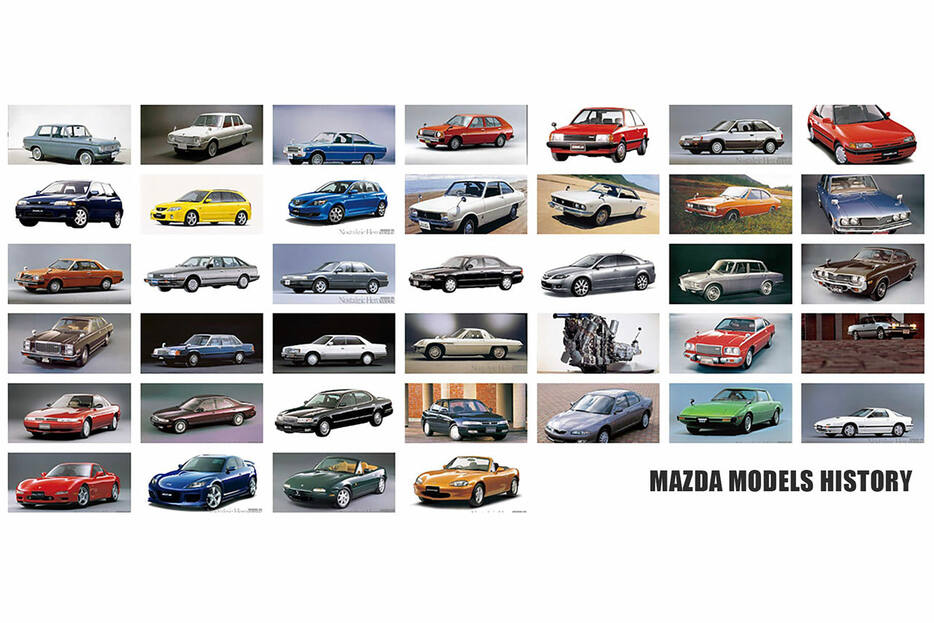 History of Mazda car models