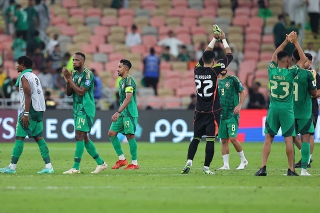 中東の雄サウジは59位のまま。北中米W杯のアジア最終予選でも苦戦を強いられている。写真：梅月智史（サッカーダイジェスト写真部）