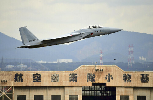 航空自衛隊小牧基地（２０２１年８月撮影）