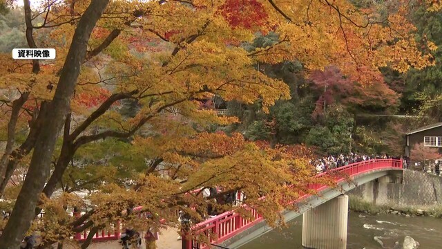 香嵐渓の資料映像