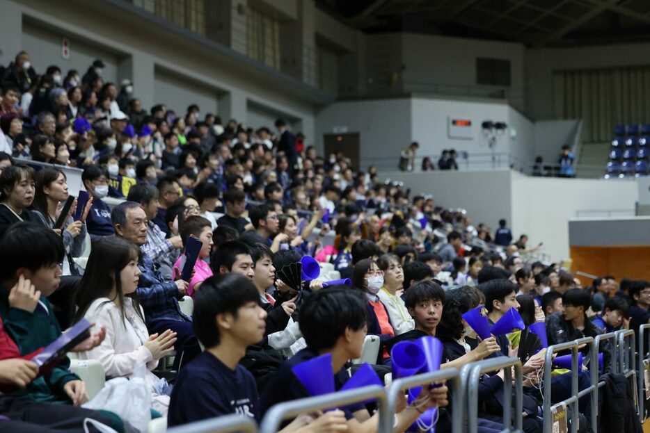 写真：金沢ポートのホームアリーナ席/撮影：ラリーズ編集部