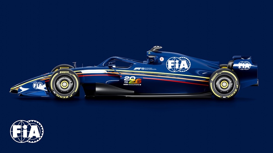 2026年に導入されるF1新世代カーのレンダリング画像