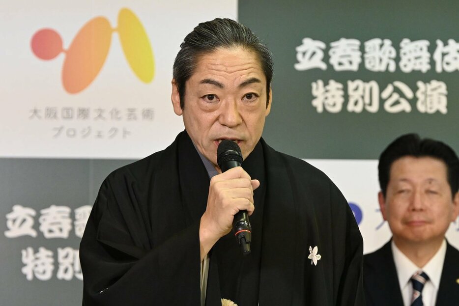 「立春歌舞伎特別公演」記者発表会に出席した市川中車（香川照之）