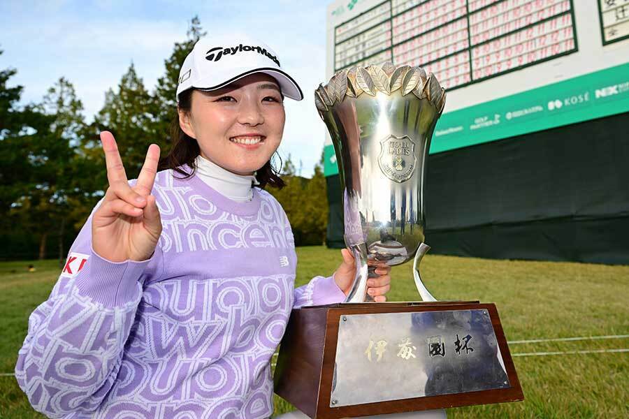 伊藤園レディスで今季ツアー初勝利した山内日菜子【写真：Getty Images】