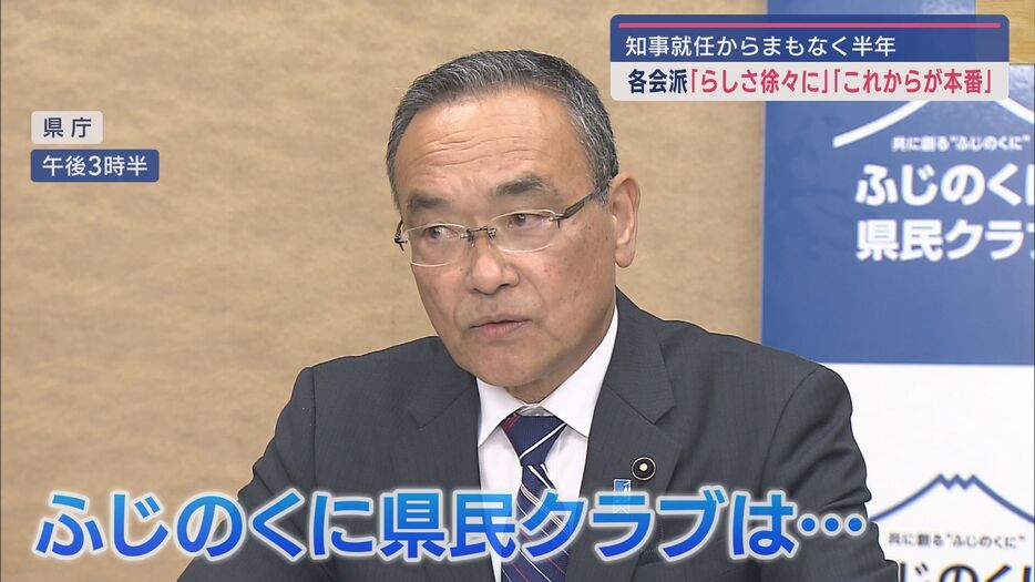 ふじのくに県民クラブ　田口章会長