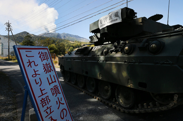 2014年に長野・御岳山噴火では、噴火の規模の割に被害が大きかった　photo by gettyimages