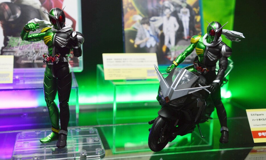 「TAMASHII NATION 2024」で展示される「S.H.Figuarts（真骨彫製法）」仮面ライダーWサイクロンスカル  - (c)2024「風都探偵」製作委員会