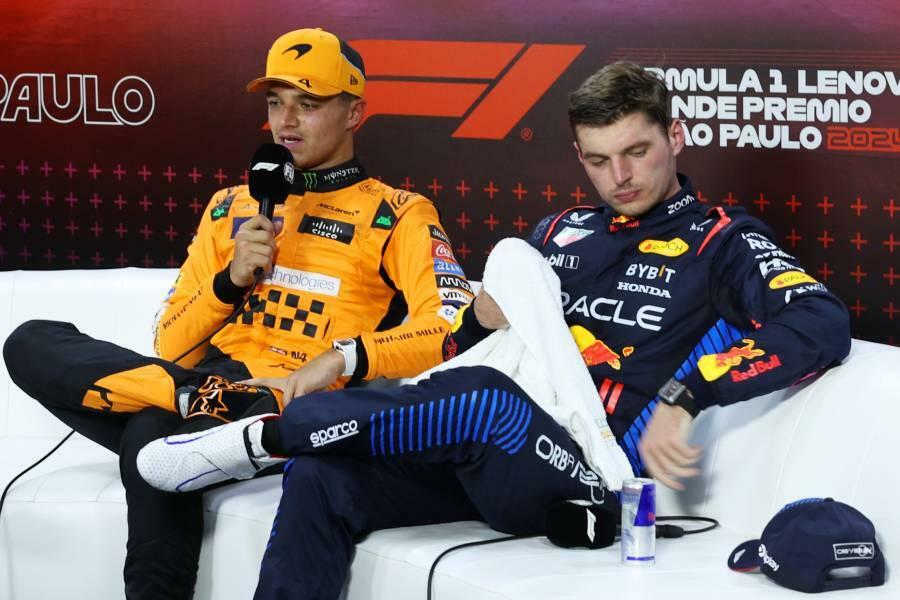 もう友人ではない？ランド・ノリス（マクラーレン）とマックス・フェルスタッペン（レッドブル）(C)Red Bull Content Pool