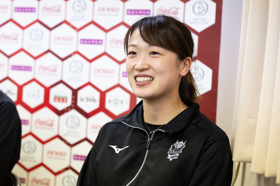 チームを長く知る櫻井美樹選手。櫻井選手も翌日の勝利に貢献