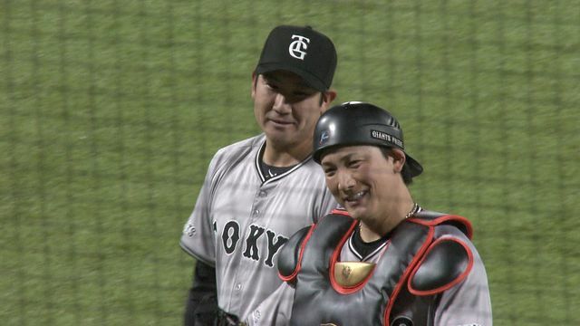 菅野智之投手と小林誠司選手