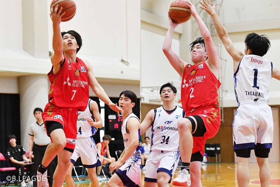 初優勝を狙う名古屋D U18は#7今西優斗(写真左)、#2若野瑛太(写真右)が要となる