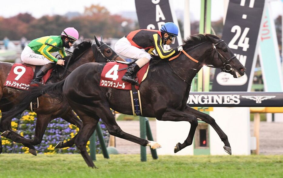 東スポ杯2歳Sを制したクロワデュノール