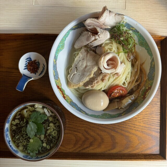 特製鶏出汁昆布水つけ麺