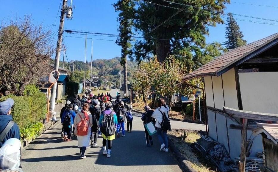 親子で三穂地区を歩いて巡る