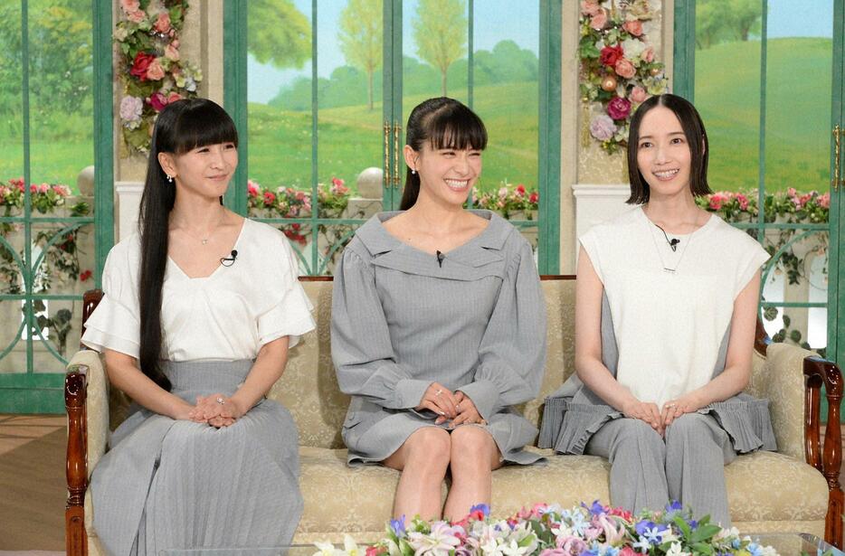 11月12日に放送される「徹子の部屋」に出演するPerfume＝テレビ朝日提供