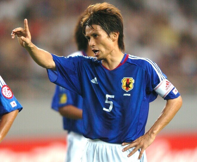 現役時代は日本代表のキャプテンとして活躍。2004年のアジアカップ優勝に導いた。(C)SOCCER DIGEST