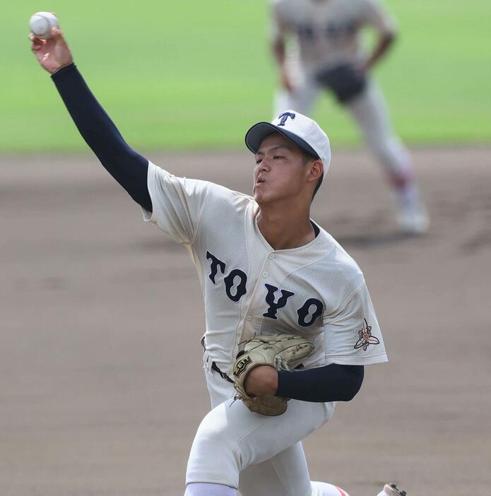 東洋大姫路・阪下漣投手