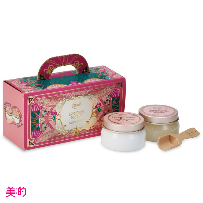 SABON（サボン） スーツケースギフト グリーン・ローズ（限定品）