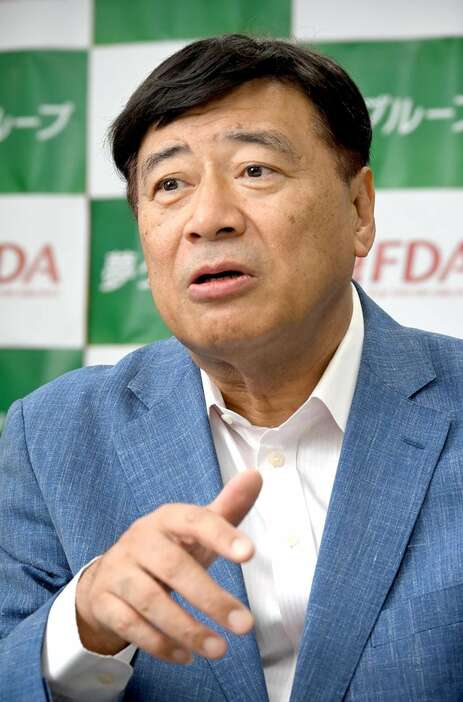 石田重廣氏（酒巻俊介撮影）