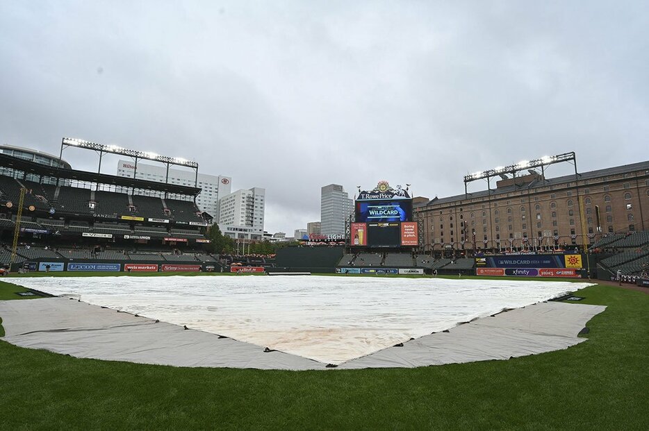 今季のオリオールズ本拠地・カムデンヤーズ（ロイター＝USA TODAY Sports）