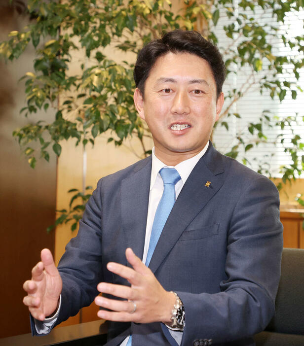 松本尼崎市長（2023年12月撮影）