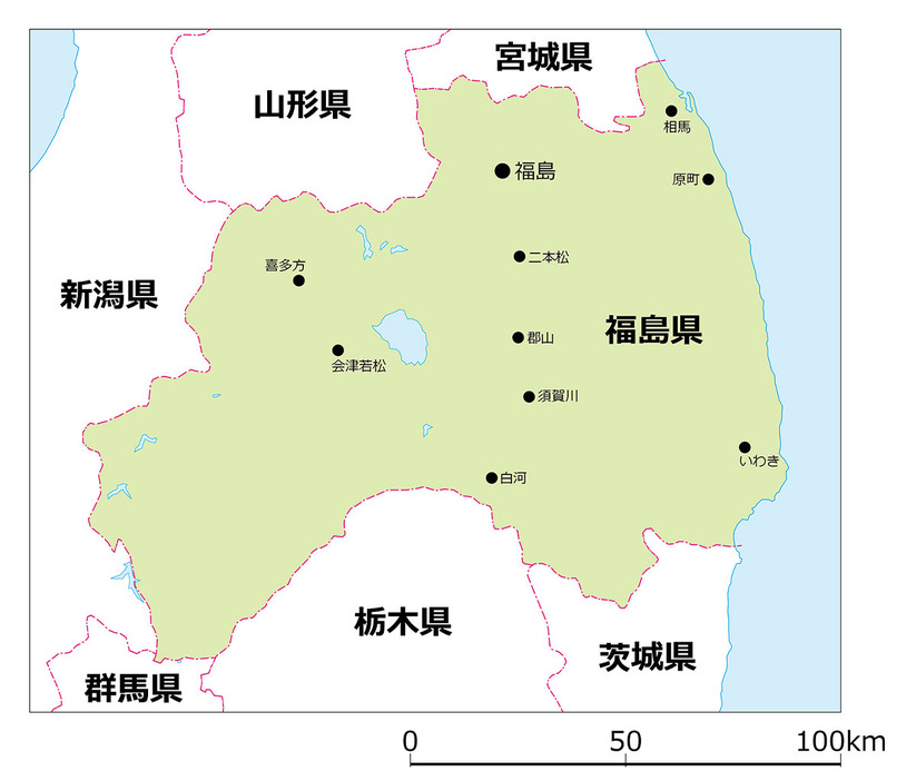 ラーメン文化別にみると、ざっくり「会津地方」（会津若松市・喜多方市）、「中通り」（福島市から白河市・西郷村）、「浜通り」（主にいわき市）に大別できる