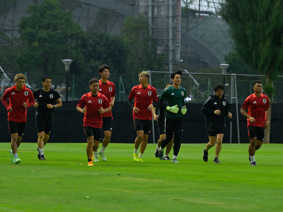 初日のトレーニングは6人が参加した(Koki NAGAHAMA/GEKISAKA)