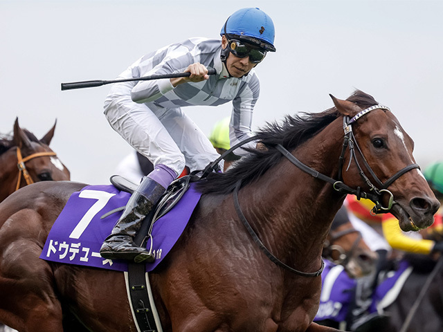 有馬記念でラストランを迎えるドウデュース(撮影：下野雄規)