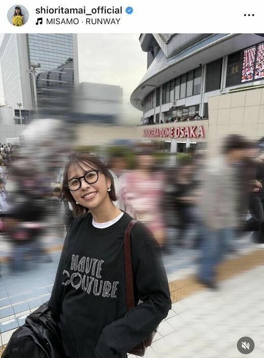 玉井詩織のインスタグラム（＠ｓｈｉｏｒｉｔａｍａｉ＿ｏｆｆｉｃｉａｌ）より