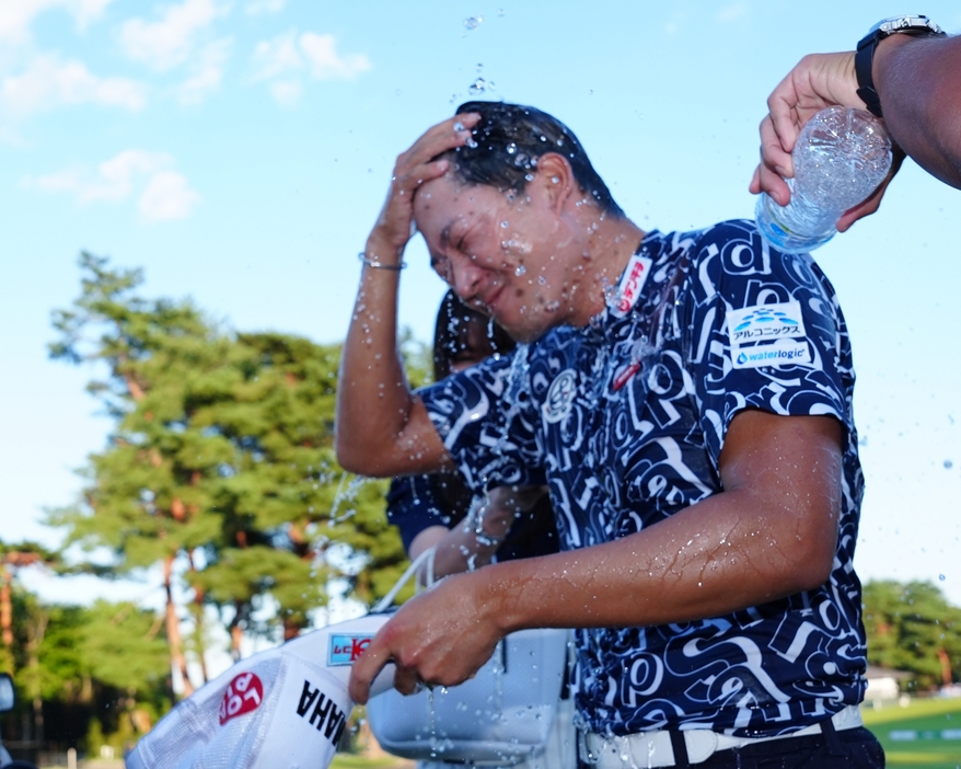 日本オープンゴルフ選手権優勝の今平（撮影／姉崎正）