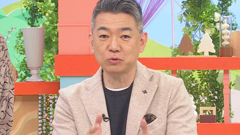 橋下徹氏 関西テレビ「旬感LIVEとれたてっ！」より