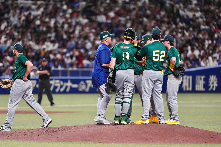 野球のオーストラリア代表【写真：小林靖】